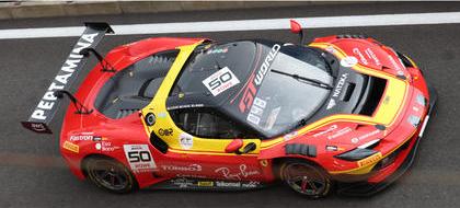 【2027年3月発売予定】 LookSmart LSRC226 1/43 Ferrari 296 GT3 EVO No.50 AF Corse 5th 24H Spa 2026 L. Wadoux - A. Leclerc - S. Gelael