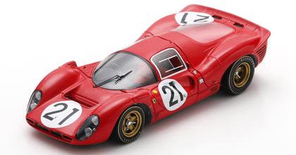 【2027年3月発売予定】 LookSmart LSLM156 1/43 Ferrari 330 P4 No.21 2nd Le Mans 24H 1967 L. Scarfiotti - M. Parkes