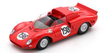 【2027年3月発売予定】 LookSmart LSRC115 1/43 Ferrari 275 P2 No.198 Winner Targa Florio 1965 L. Bandini - N. Vaccarella