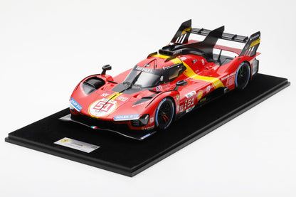 【2024年6月発売予定】 Looksmart LS1210 1/12 Ferrari 499P No.51 FERRARI AF CORSE Winner Le Mans 24H 2023 A. Pier Guidi - J. Calado - A. Giovinazzi