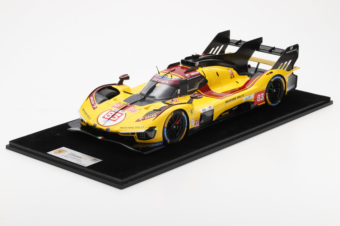Looksmart LS1214LM 1/12 Ferrari 499P No.83 AF CORSE Winner Le Mans 24H 2025 R. Kubica - Y. Ye - P. Hanson