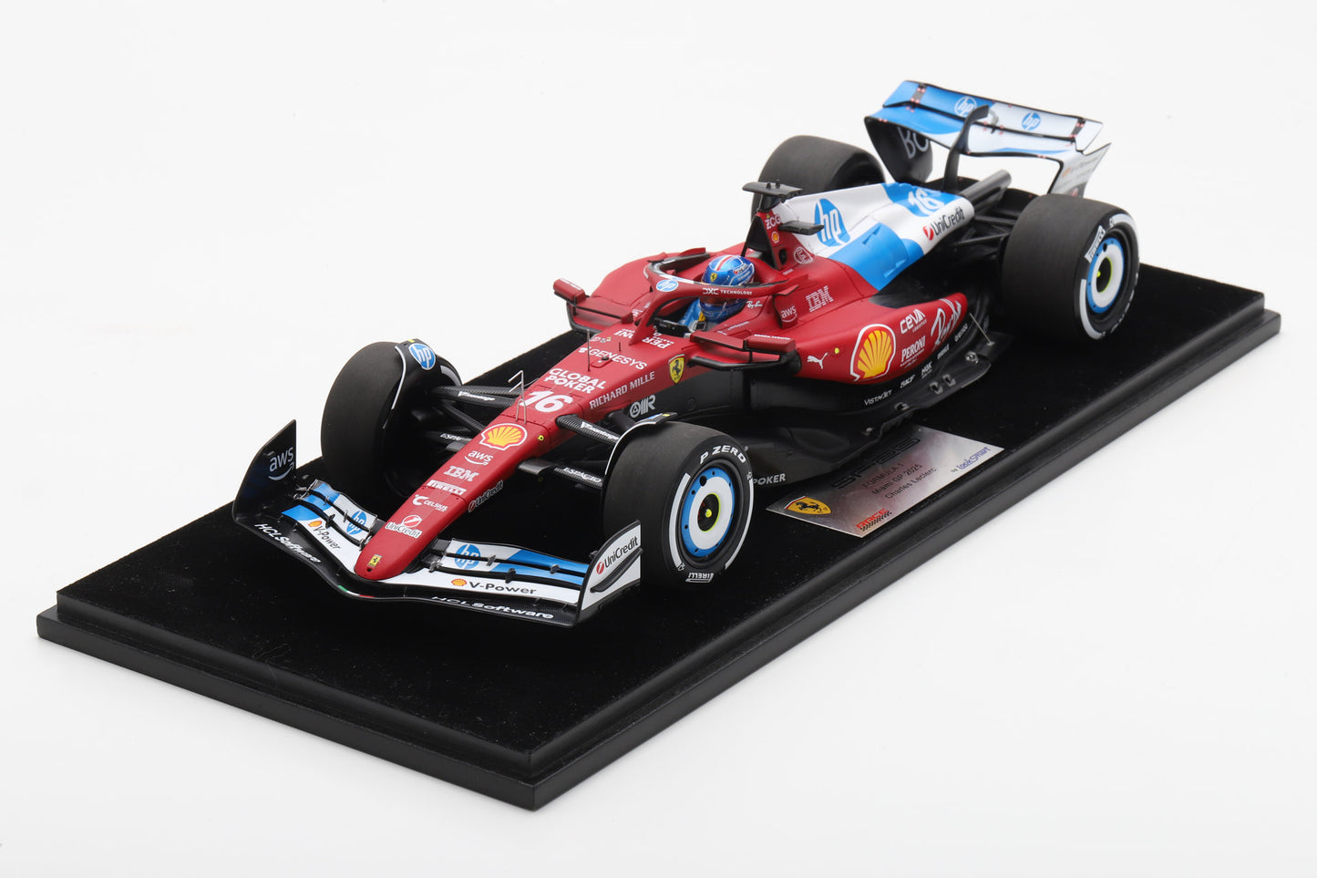 【2026年6月発売予定】 Looksmart LS18F1076 1/18 Ferrari SF-25 Miami GP 2025 - Charles Leclerc
