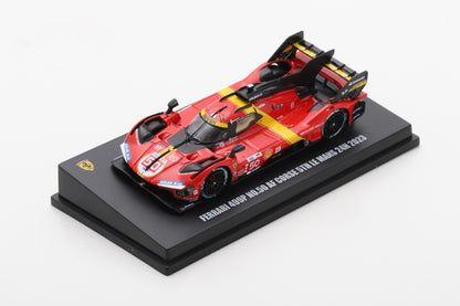 【2025年12月以降発売予定】 Looksmart LS64005LM 1/64 Ferrari 499P No.50 Ferrari AF Corse 5th Le Mans 24H 2023 A. Fuoco - M. Molina - N. Nielsen