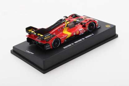 【2025年12月以降発売予定】 Looksmart LS64005LM 1/64 Ferrari 499P No.50 Ferrari AF Corse 5th Le Mans 24H 2023 A. Fuoco - M. Molina - N. Nielsen