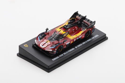 【2026年2月以降発売予定】 Looksmart LS64009LM 1/64 Ferrari 499P No.51 FERRARI - AF CORSE 3rd Le Mans 24H 2025 A. Pier Guidi - J. Calado - A. Giovinazzi