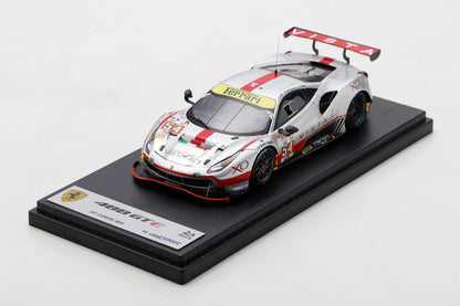 Looksmart LSLM164 1/43 Ferrari 488 GTE EVO No.54 AF CORSE 24H Le Mans 2023T. Flohr - F Castellacci - D. Rigon