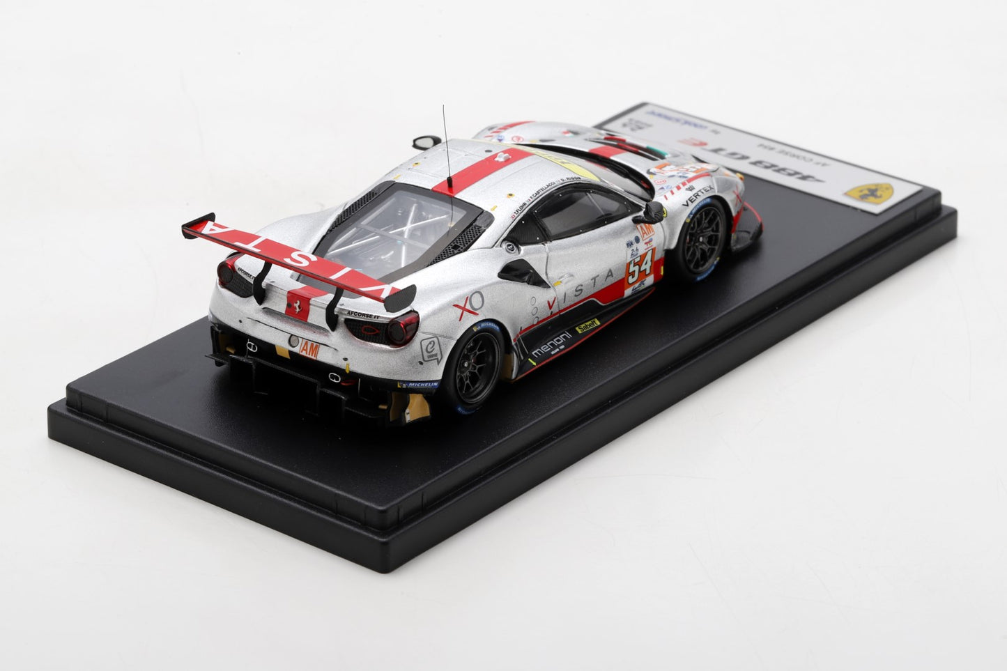 Looksmart LSLM164 1/43 Ferrari 488 GTE EVO No.54 AF CORSE 24H Le Mans 2023T. Flohr - F Castellacci - D. Rigon