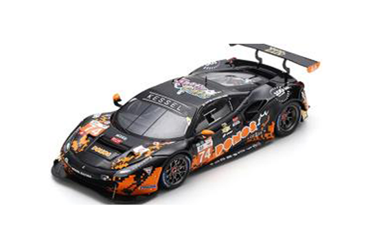 Looksmart LSLM167 1/43 Ferrari 488 GTE EVO No.74 KESSEL RACING 24H Le Mans 2023K. Cozzolino - Y. Tsujiko - N. Yokomizo