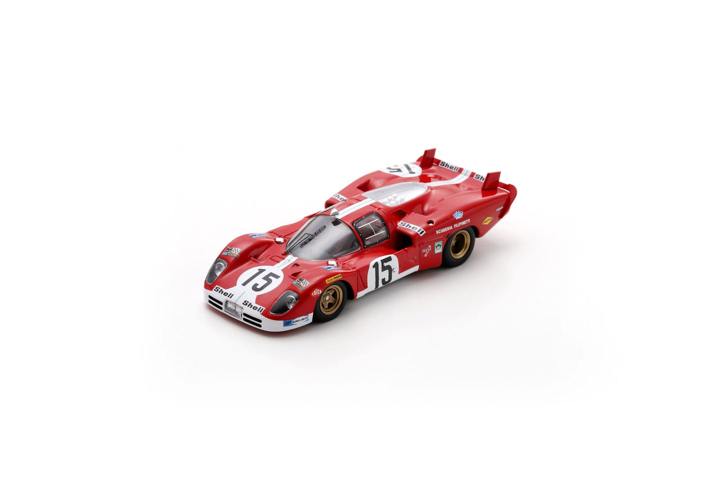 【2026年6月以降発売予定】 Looksmart LSLM178 1/43 Ferrari 512 S No.15 Le Mans 24H 1970 M. Parkes - H. Mueller