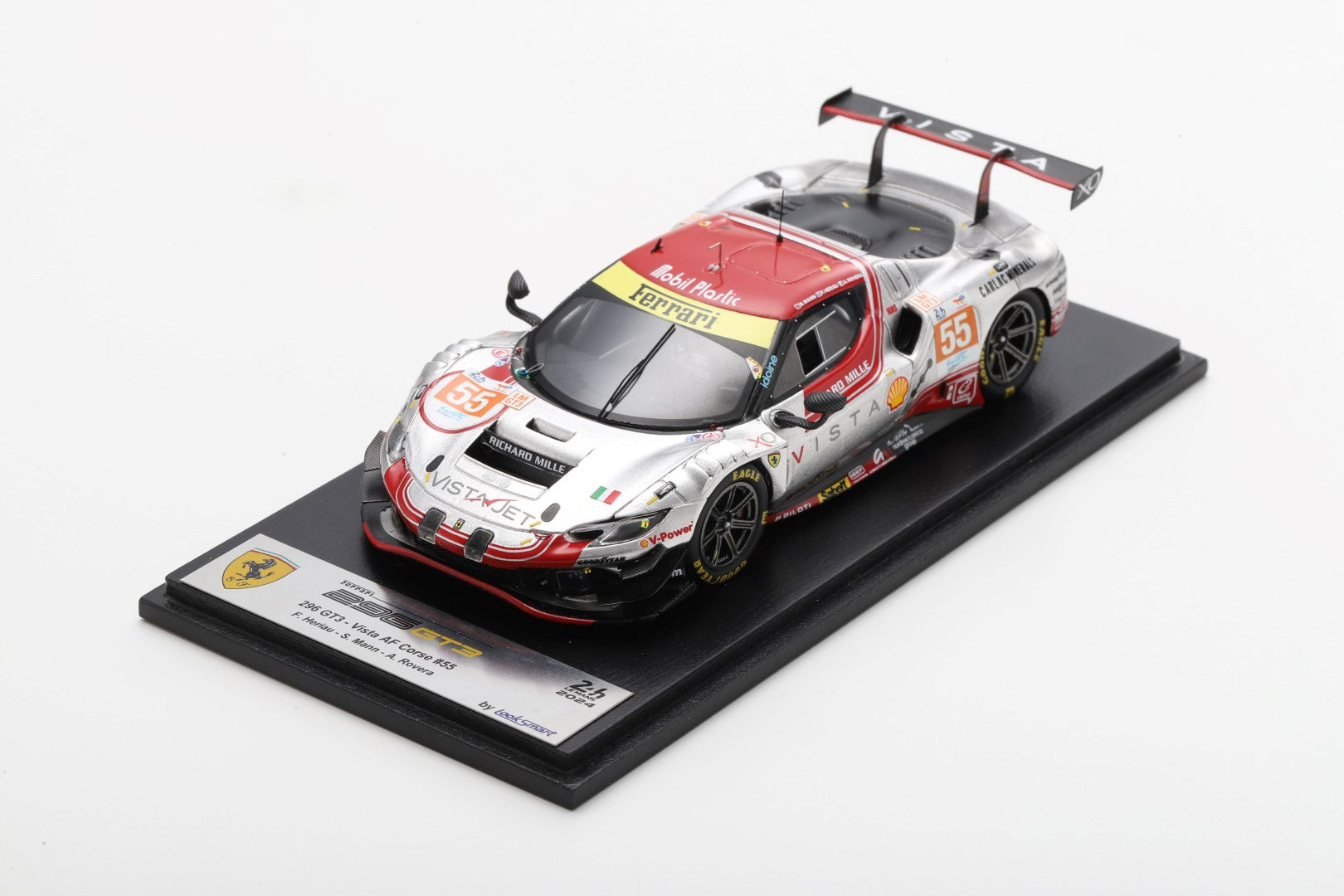 Looksmart LSLM185 1/43 Ferrari 296 GT3 No.55 Vista AF Corse Le