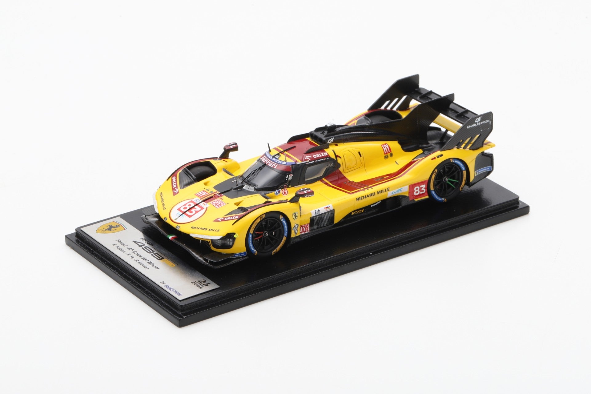 プラモデル  Ferrari     1/43 Looksmart LSLM190 1/43 Ferrari 499P No.83 AF CORSE Winner Le Mans