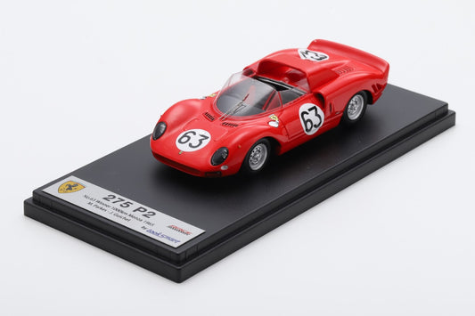 【2024年12月以降発売予定】 Looksmart LSRC114 1/43 Ferrari 275 P2 No.63 Winner 1000km Monza 1965 M. Parkes - J. Guichet