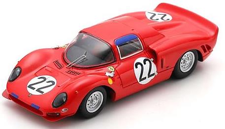 【2024年2月発売予定】 Looksmart LSRC121 1/43 Ferrari 275 P2 No.22 24H Le Mans 1965 L. Bandini - G. Biscaldi