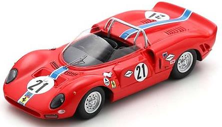 【2024年2月発売予定】 Looksmart LSRC123 1/43 Ferrari 365 P2 No.21 4th 24H Daytona 1966 P. Rodriguez - M. Andretti