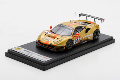 Looksmart LSRC149 1/43 Ferrari 488 GT3 EVO No.26 octane126 Pole Position 24H Nürburgring 2022B. Grossmann - S. Trummer - J. Hirschi - L. Ludwig