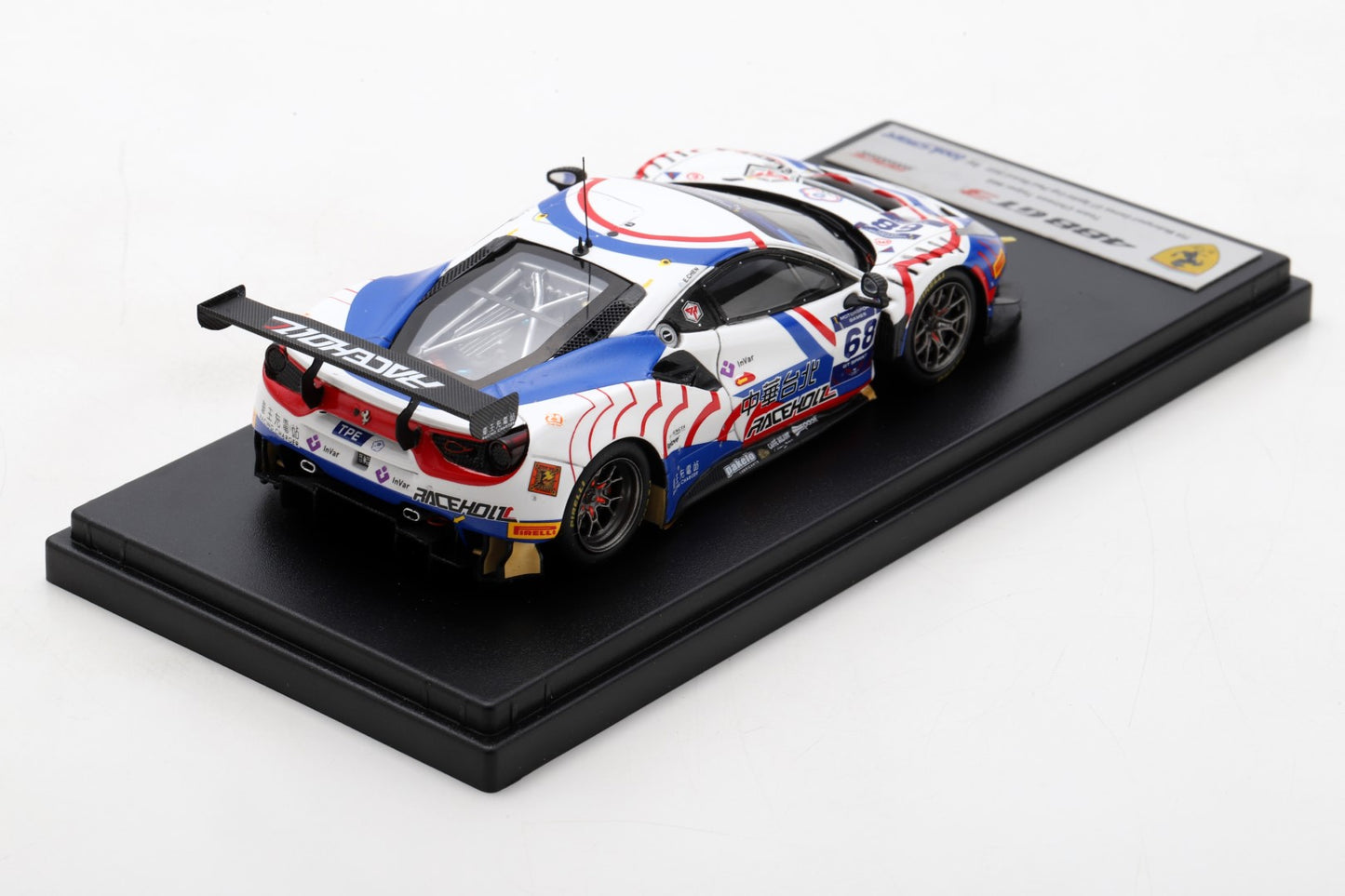 【2024年3月発売予定】 LookSmart LSRC155 1/43 Team Chinese Taipei Ferrari 488 GT3 Evo No.68 - FIA Motorsport Games GT Sprint Cup Paul Ricard 2022   Evan Chen