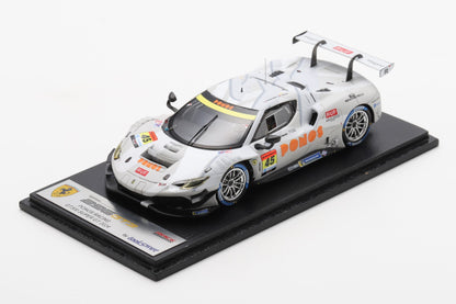 Looksmart LSRC185 1/43 PONOS FERRARI 296 No.45 PONOS RACING GT300 SUPER GT 2024 K. Cozzolino - L. Wadoux