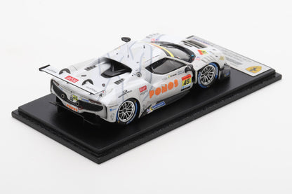 Looksmart LSRC185 1/43 PONOS FERRARI 296 No.45 PONOS RACING GT300 SUPER GT 2024 K. Cozzolino - L. Wadoux