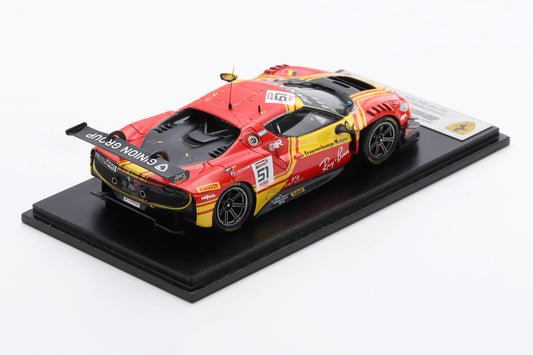 Looksmart LSRC188 1/43 Ferrari 296 GT3 No.51 AF Corse - Francorchamps Motors 2nd 24H Spa 2024 A. Rovera – D. Rigon – A. Pier Guidi