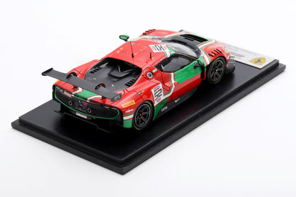 Looksmart LSRC189 1/43 Ferrari 296 GT3 No.52 AF Corse 2nd Bronze class 24H Spa 2024 L. Machiels – J. Machiels – A. Bertolini – T. Mosca