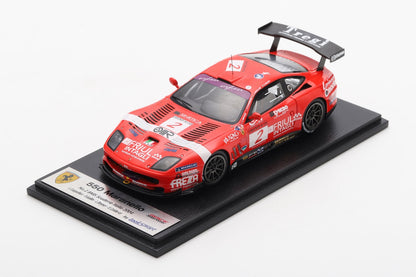 【2026年9月以降発売予定】 Looksmart LSRC218 1/43 Ferarri 550 Maranello BMS No.2 Winner 24H Spa 2004 L.Cappellari - F.Gollin - L.Bryner - E.Calderari