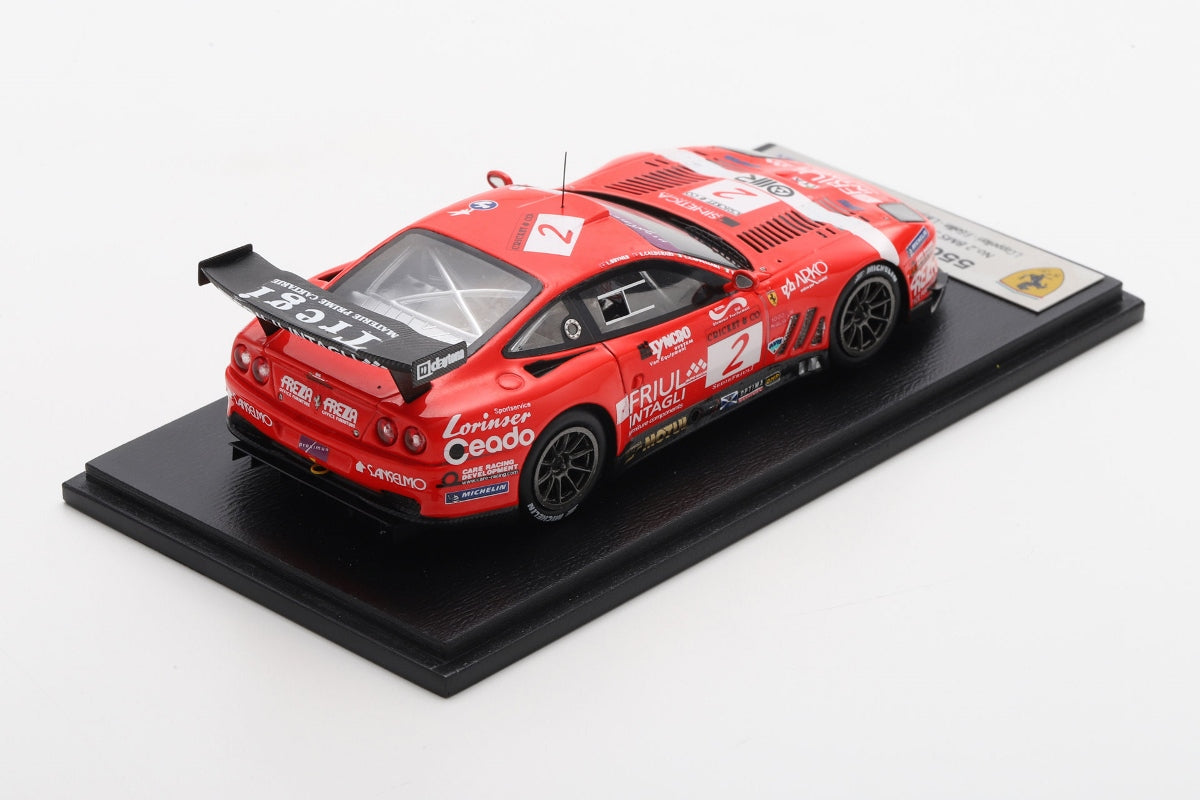 【2026年9月以降発売予定】 Looksmart LSRC218 1/43 Ferarri 550 Maranello BMS No.2 Winner 24H Spa 2004 L.Cappellari - F.Gollin - L.Bryner - E.Calderari