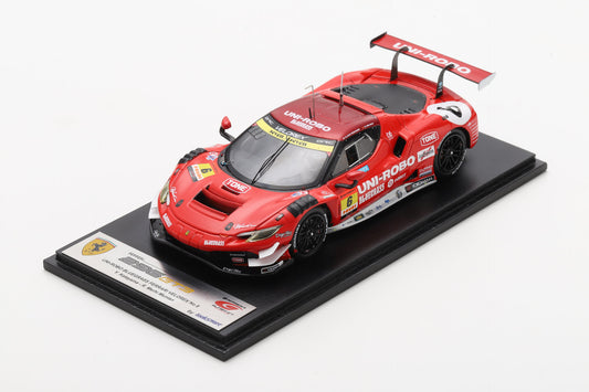 【2026年2月以降発売予定】 Looksmart LSSGT25006 1/43 UNI-ROBO BLUEGRASS FERRARI VELOREX GT300 SUPER GT 2025 Y. Katayama - R. Merhi Muntan