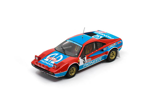 【2024年9月発売予定】 Looksmart LSVI07 1/43 Ferrari 308 Gr 4 No.3 Monte Carlo Rally 1982 J.C Andruet - "Biche"