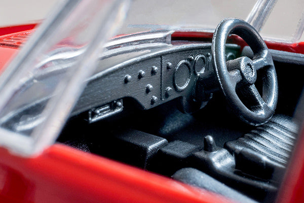 【2026年11月発売予定】 TLV 1/64 LV-139d トヨタ スポーツ800 カスタムホイール装着車 (赤) 69年式