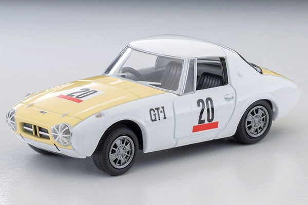 【2026年11月発売予定】 TLV 1/64 LV-215b トヨタ スポーツ800 カスタムカラー仕様 (白/黄) 65年式