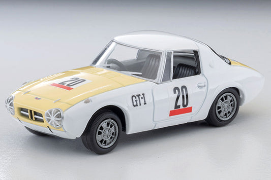 【2026年11月発売予定】 TLV 1/64 LV-215b トヨタ スポーツ800 カスタムカラー仕様 (白/黄) 65年式