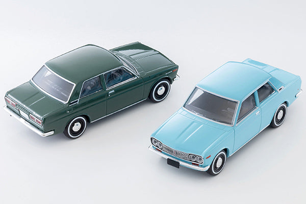【2026年7月発売予定】 TLV 1/64 LV-219a ダットサン ブルーバード 2ドアセダン 1400スタンダード (緑) 70年式
