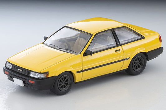 【2027年1月発売予定】 TLV 1/64 LV-N284f トヨタ カローラ レビン 2ドア GT RSワタナベホイール装着車 (黄) 83年式