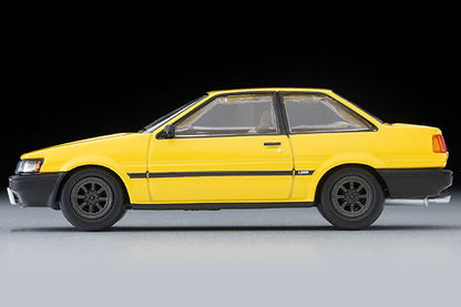 【2027年1月発売予定】 TLV 1/64 LV-N284f トヨタ カローラ レビン 2ドア GT RSワタナベホイール装着車 (黄) 83年式