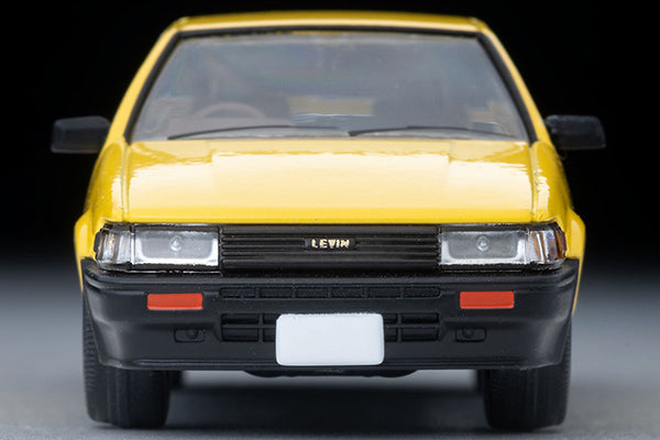 【2027年1月発売予定】 TLV 1/64 LV-N284f トヨタ カローラ レビン 2ドア GT RSワタナベホイール装着車 (黄) 83年式