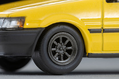 【2027年1月発売予定】 TLV 1/64 LV-N284f トヨタ カローラ レビン 2ドア GT RSワタナベホイール装着車 (黄) 83年式