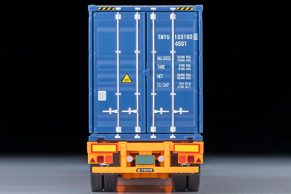 【2026年9月発売予定】 TLV 1/64 LV-N292e 日野プロフィア 40ft海上コンテナトレーラ (東邦車輛TC36H1C34) (青)