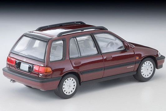 【2026年6月発売予定】 TLV 1/64 LV-N297b ホンダ シビックシャトル 56i (赤) 90年式