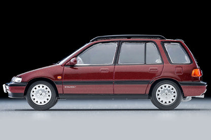 【2026年6月発売予定】 TLV 1/64 LV-N297b ホンダ シビックシャトル 56i (赤) 90年式