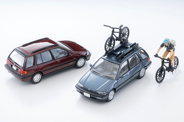 【2026年6月発売予定】 TLV 1/64 LV-N297b ホンダ シビックシャトル 56i (赤) 90年式