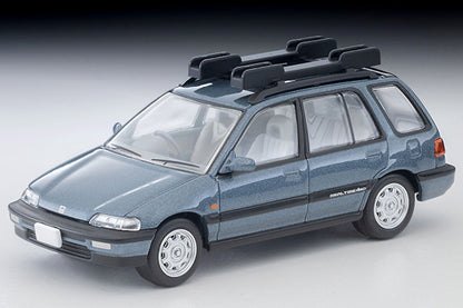 【2026年6月発売予定】 TLV 1/64 LV-N297c ホンダ シビックシャトル RT X (青) 90年式 フィギュア､マウンテンバイク付