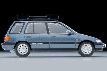 【2026年6月発売予定】 TLV 1/64 LV-N297c ホンダ シビックシャトル RT X (青) 90年式 フィギュア､マウンテンバイク付