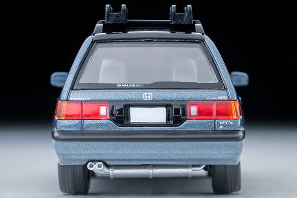 【2026年6月発売予定】 TLV 1/64 LV-N297c ホンダ シビックシャトル RT X (青) 90年式 フィギュア､マウンテンバイク付