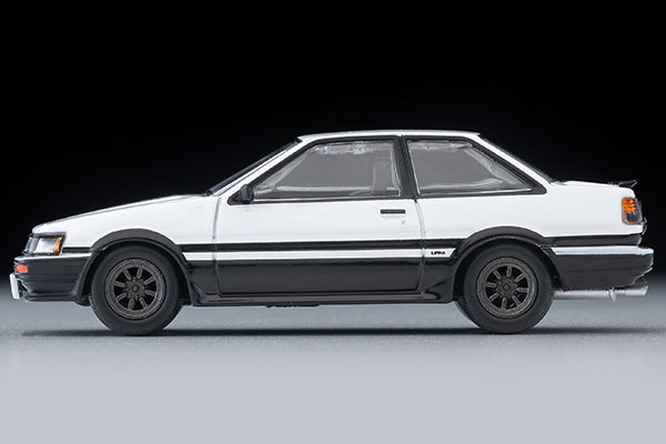 【2027年1月発売予定】 TLV 1/64 LV-N304d トヨタ カローラレビン 2ドア GT-APEX RSワタナベホイール装着車 (白/黒) 85年式