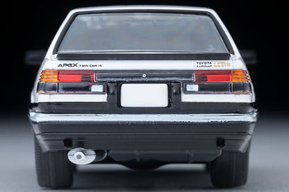【2027年1月発売予定】 TLV 1/64 LV-N304d トヨタ カローラレビン 2ドア GT-APEX RSワタナベホイール装着車 (白/黒) 85年式