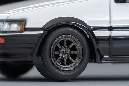 【2027年1月発売予定】 TLV 1/64 LV-N304d トヨタ カローラレビン 2ドア GT-APEX RSワタナベホイール装着車 (白/黒) 85年式