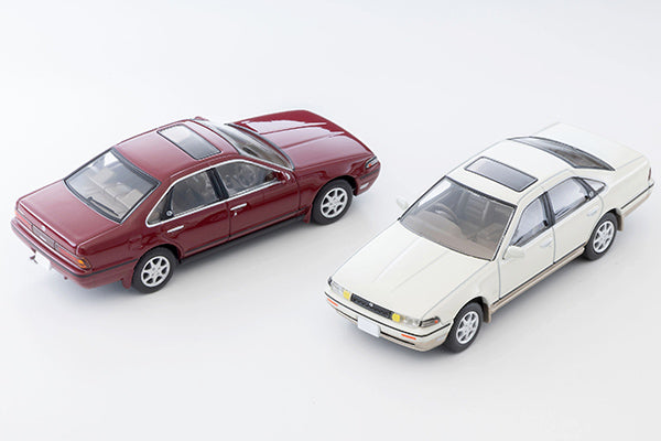 【2026年7月発売予定】 TLV 1/64 LV-N319c 日産 セフィーロ タウンライドSV (白/ベージュ) 91年式