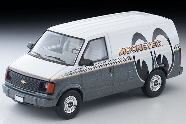 【2026年12月発売予定】 TLV 1/64 LV-N344c シボレー アストロ バン (MOONEYES)白/グレー