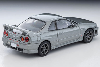 TLV 1/64 LV-N353a 日産 スカイライン 2ドアスポーツクーペ 25GT TURBO オプションパーツ付(銀) 2000年式