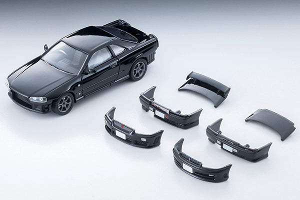 【2027年1月発売予定】 TLV 1/64 LV-N353c 日産 スカイライン 2ドアスポーツクーペ 25GT TURBO オプションパーツ付 (黒) 2000年式